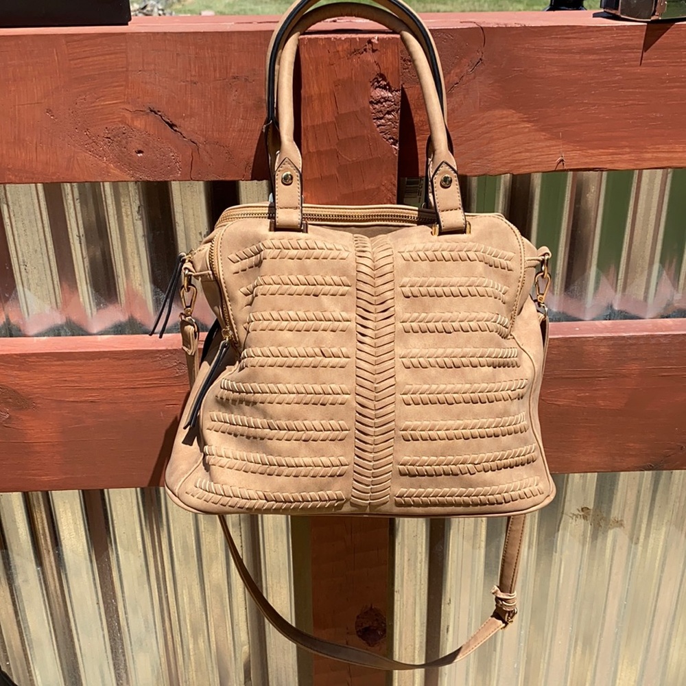 Tan Stylish Tote Purse